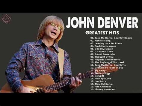 John Denver Greatest Hits New Album - John Denver Best Songs Playlist | John denver, Youtube