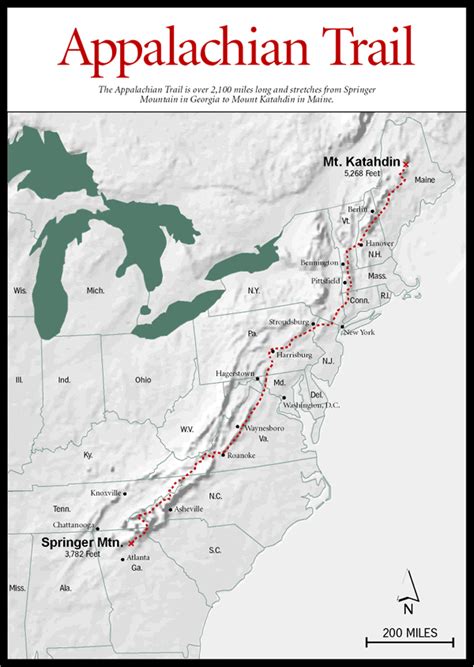 Appalachian Trail Map