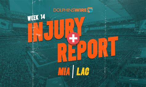 Dolphins final Week 14 injury report vs. Chargers