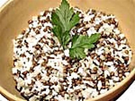 Egyptian Lentils and Rice (Koushry) : Recipes : Cooking Channel Recipe | Cooking Channel