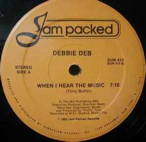 Debbie Deb - When I Hear Music (1983, Vinyl) | Discogs