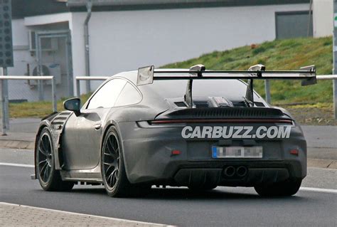 SPIED: Next Porsche 911 GT3 RS Joins Big Wing Club | CarBuzz