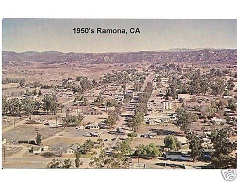 1950's Ramona CA Aerial View / Novelty PC Magnet | eBay in 2022 | Aerial view, Aerial, Views