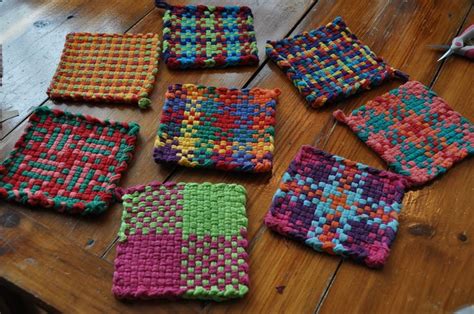 Fun with Barb: Crafts and Carnival Lunch | Potholder loom, Loom patterns, Weaving