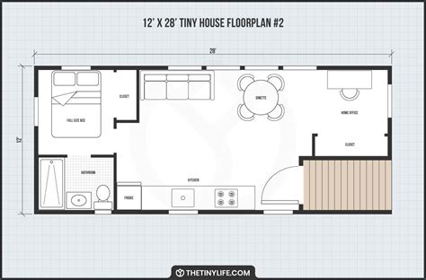 12 x 28 Tiny Home Designs, Floorplans, Costs and More - The Tiny Life