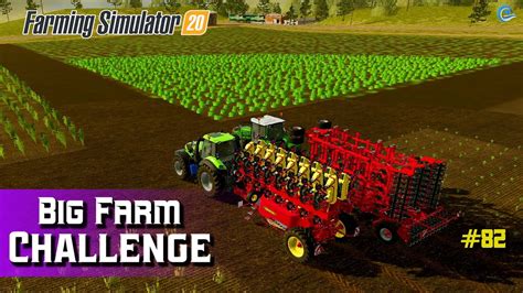 WOW SOWN FOUR CROPS IN ONE FIELD // #82 // Big Farm Challenge // Farming simulator 20 Gameplay ...