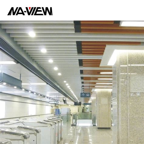 Lightweight 4x8 Ceiling Panels Aluminum Baffle Ceiling System