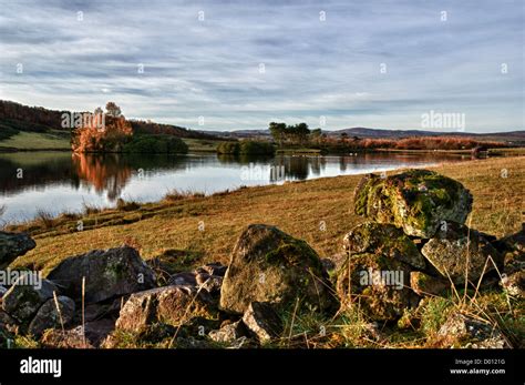 HDR of Knapps Loch, Kilmacolm, Renfrewshire, Scotland Stock Photo - Alamy