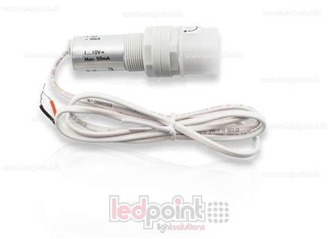 Daylight sensor with 1-10 Vdc output, 1-100% dimming range 90° | Ledpoint S.r.l.