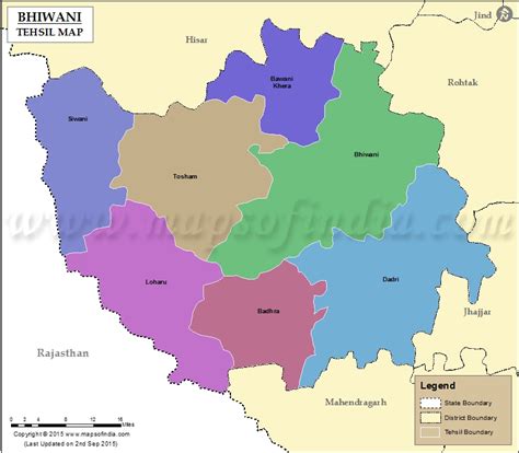 Bhiwani Tehsil Map