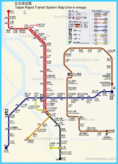 Map of Taipei - TravelsMaps.Com