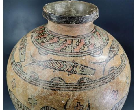 Sold Price: LARGE INDUS VALLEY CULTURE VESSEL WITH ANIMAL MOTIFS ...