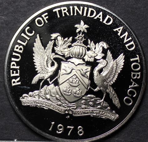 Trinidad & Tobago Dollar, 1978 RARE Proof~Only 4,845 Minted~Fantastic~Free Ship