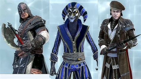 Elite Gear: Assassin's Creed Brotherhood multiplayer character costumes. - YouTube