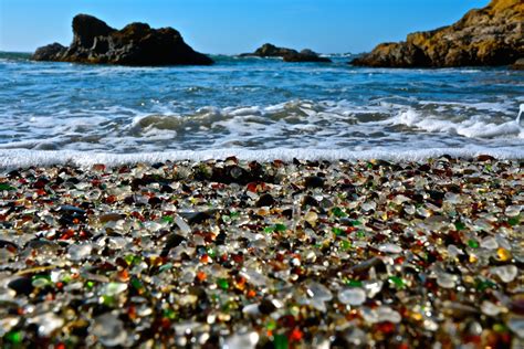 Top 10 Beautiful Glass Beach Photos - Fontica Blog