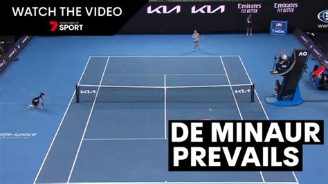 Alex de Minaur prevails | 7NEWS