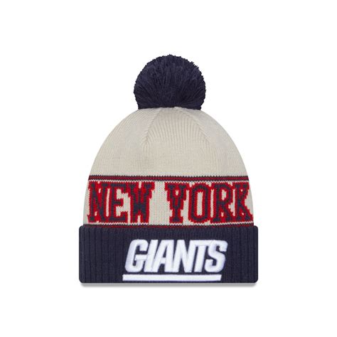 New York Giants 2023 Cold Weather Historic Pom Knit Hat | New york ...