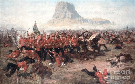 The Battle Of Isandlwana The Last Stand Painting by Charles Edwin Fripp - Fine Art America