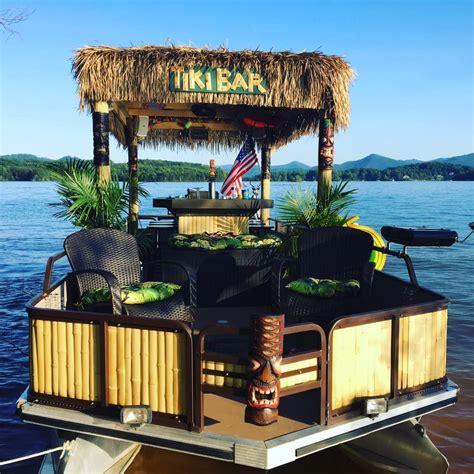 Aqua Tiki - Party Boats on Lake Chatuge in Hiawassee, Georgia | Pontoon boat party, Pontoon boat ...