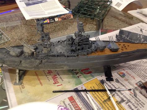 Gallery Pictures - USS Arizona Battleship -- Plastic Model Military Ship Kit -- 1/426 Scale ...