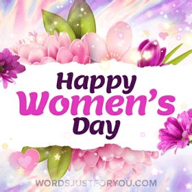 Happy Women's Day Gif – 7207 » WordsJustforYou.com - Original Creative Animated GIFs