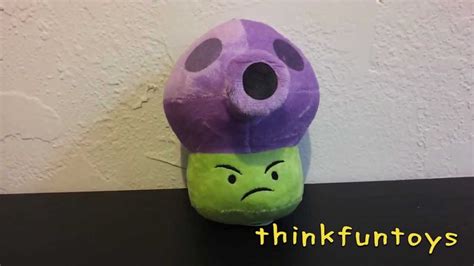 Plants Vs Zombies Fume-shroom Mushroom Plush Doll - YouTube