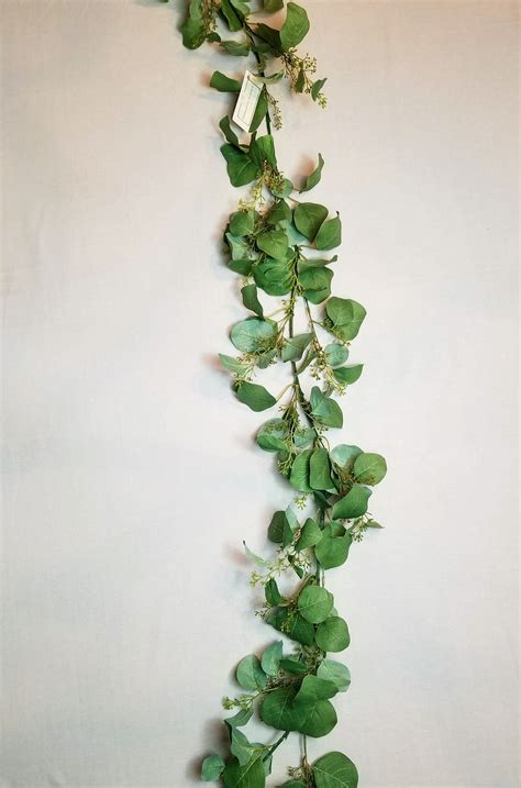 6' Eucalyptus Garland | Eucalyptus garland, Leaf garland wedding, Leaf ...