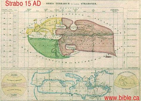 Strabo the Geographer | Ancient maps, Historical geography, Map