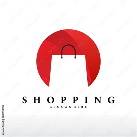 Bag shop Online logo design vector icon. shopping logo design - Vector Stock Vector | Adobe Stock