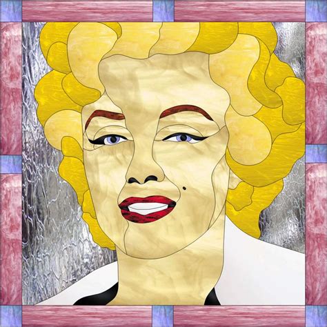 Marilyn Monroe Leaded Stained Glass Window Panel | Stained glass windows, Stained glass, Stained ...