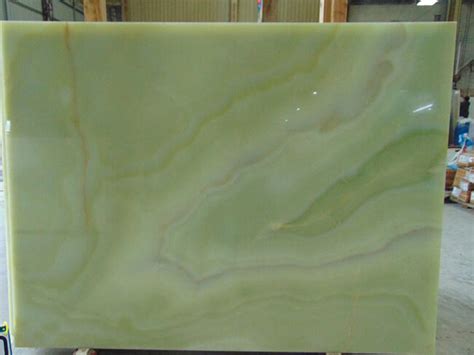 Light Green Onyx Slab for Tile, Panel, Countertops and Mosaic- Fulei