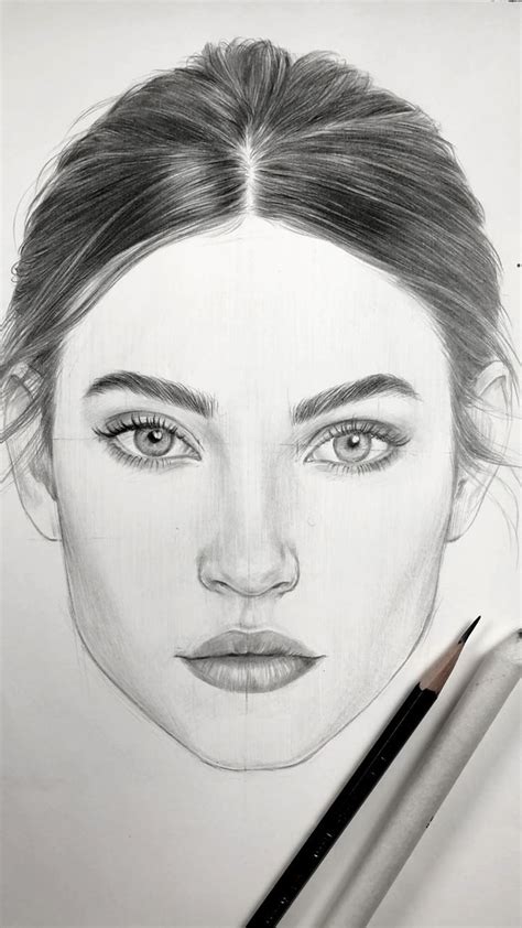 HOW TO DRAW A FACE. Face Proportions by Nadia Coolrista - YouTube ...