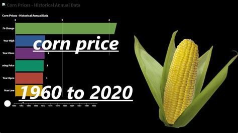 Corn Prices Historical Annual Data 1960 to 2020 - YouTube