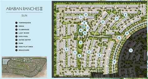 Emaar Sun Townhouses Master Site Plan