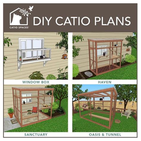 Build your own catio with these easy to follow DIY catio plans. You don't even need to be an ...