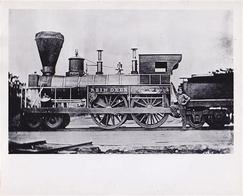 (c. 1850) Locomotive 'Reindeer", New Hampshire RR | Locomotive, New ...