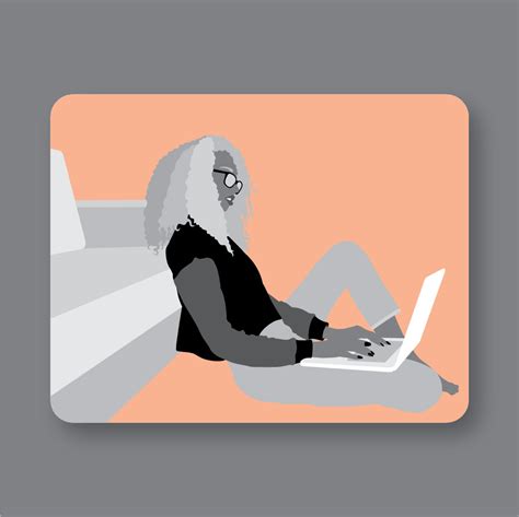 Woman with Laptop Royalty Free Stock SVG Vector and Clip Art