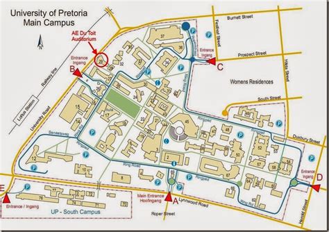 University Of Pretoria Campus Map - Zip Code Map