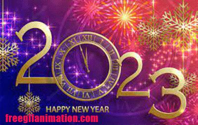 2023 Happy New Year GIF Animation New Year Animation