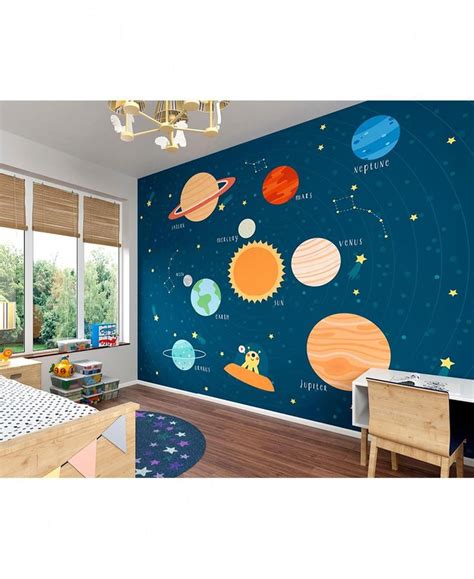 Outer Space Wall Mural | Decoracion de interiores, Decoracion de ...