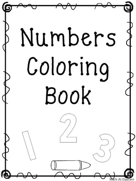 21 Printable Number Coloring Book Worksheets. Numbers 1-20. - Etsy