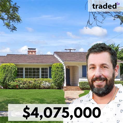 Adam & Jackie Sandler buys Pacific Palisades home for $4,075,000 ...