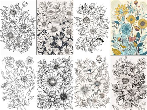 Floral Coloring Pages Adult Coloring Pages Coloring Pages Printable ...