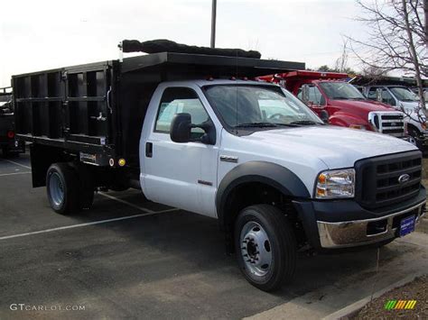 2007 Oxford White Ford F550 Super Duty XL Regular Cab Dump Truck #11132914 | GTCarLot.com - Car ...