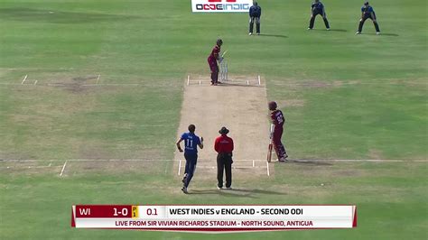 West Indies vs England 2nd ODI 2017 Highlights