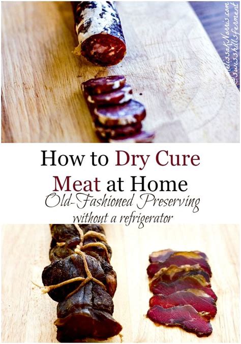 How to Dry Cure Meat at Home | Cured meat recipes, Cured meats, Food