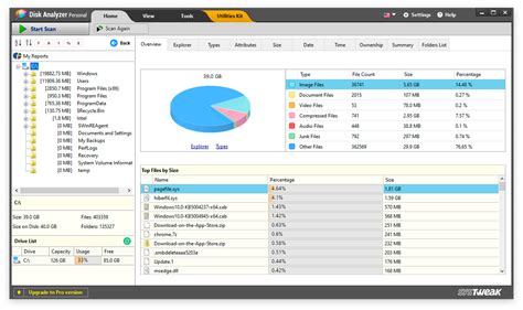 Disk Analyzer Pro Windows - File Management Software - 50%