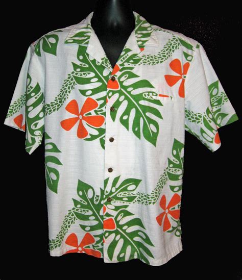 Vintage Hawaiian Shirt L Ho Aloha Hoaloha Hawaii