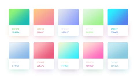 Gradient sample | Gradient color design, Color design, Color harmony