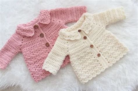 Free Crochet Pattern for Baby Cardigan- Crochet Dreamz